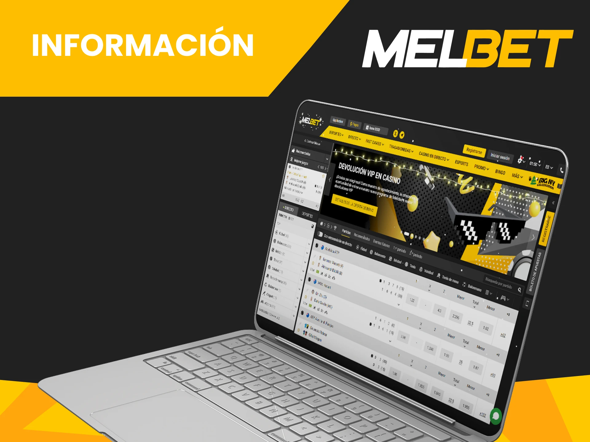 Explora información sobre Melbet.