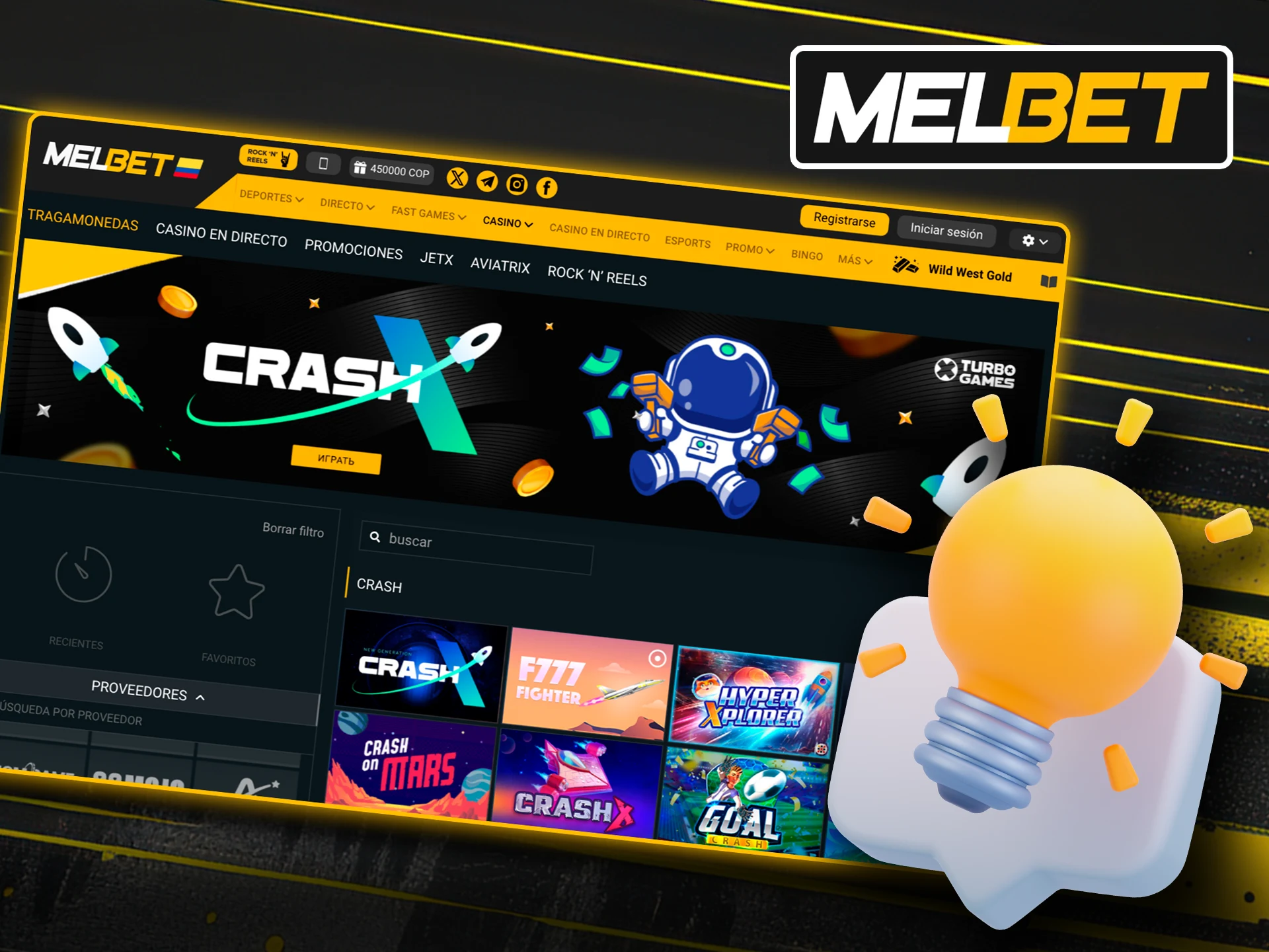 Consigue valiosos consejos para apostar en los partidos de Crash en Melbet.